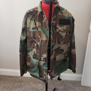 Military camo jacket